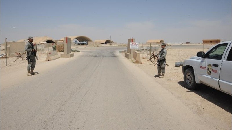 Una de las bases norteamericanas en Irak.