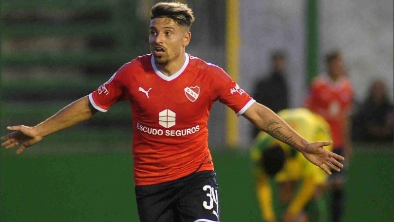 Sebastián Palacios juega en Independiente. Es el extremo que pidió Kudelka.
