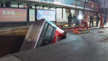 El siniestro ocurrió en frente de un hospital.