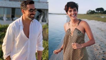 Arena, sol y ¿algo más entre el Pocho Lavezzi y Calu Rivero?