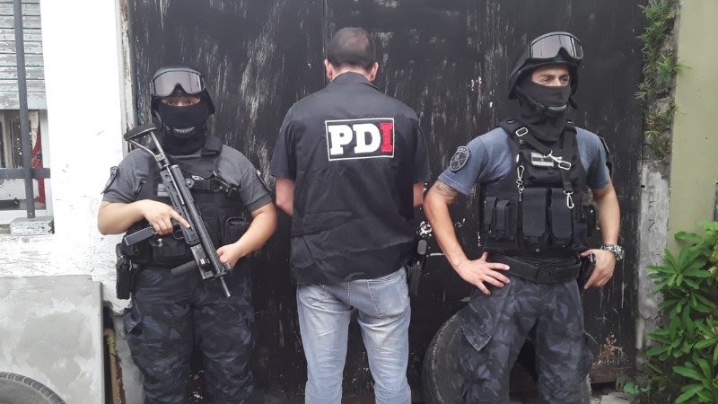 En los procedimientos hubo dos detenidos.