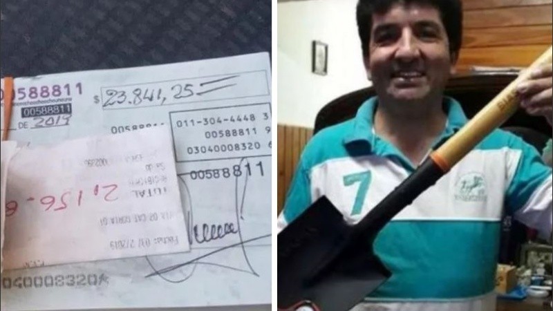 Los documentos pertenecían a un comisionista.