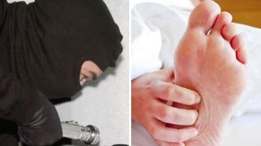 La víctima logró sacar al ladrón de su casa.