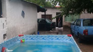 El operativo en una de las viviendas este miércoles.