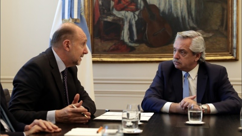 El mandatario provincial participó del encuentro con Alberto Fernández.