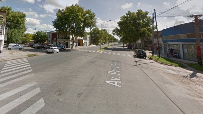 La víctima fue trasladada a un sanatorio céntrico.