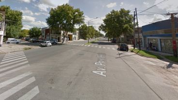 La víctima fue trasladada a un sanatorio céntrico.