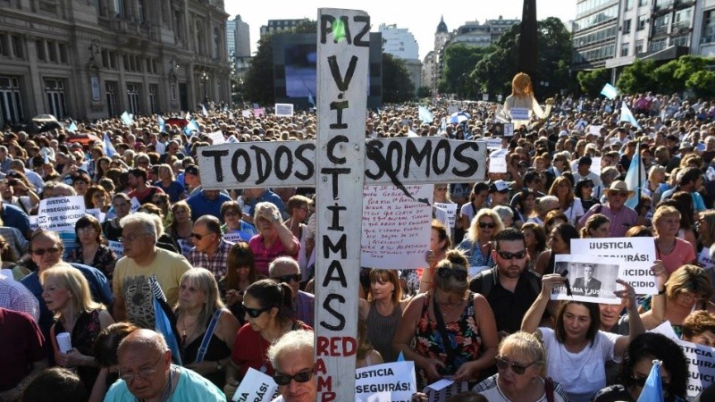 El acto principal se realizó en Plaza Vaticano de la ciudad de Buenos Aires.