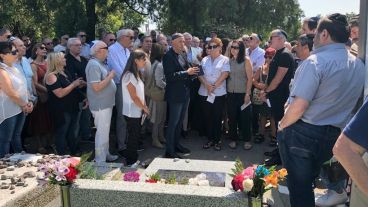 El homenaje al fiscal este domingo a la mañana.