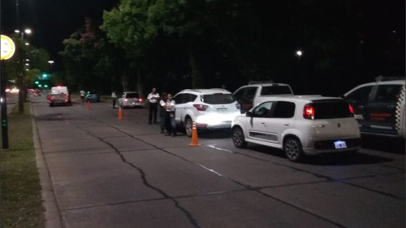 Los operativos vehiculares se realizaron en distintos puntos de la ciudad.
