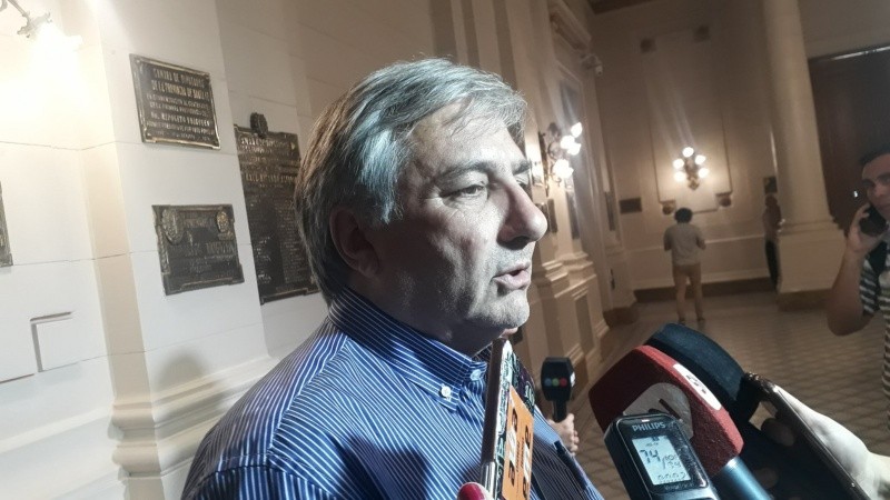 El ministro Michlig, uno de los negociadores del oficialismo.