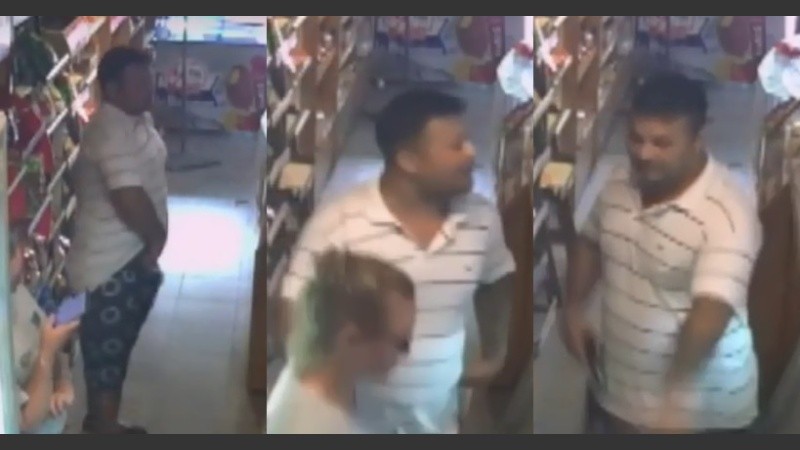 El asalto quedó registrado por las cámaras.