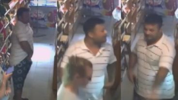 El asalto quedó registrado por las cámaras.