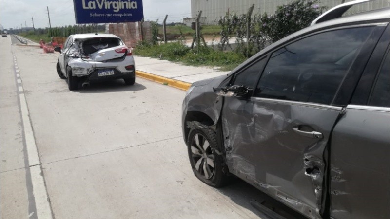 Colisión múltiple en la mañana de Rosario. 