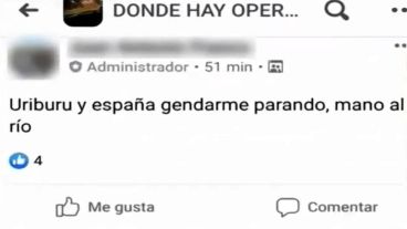 Los integrantes del grupo advierten sobre el lugar donde se realizan los controles de tránsito.