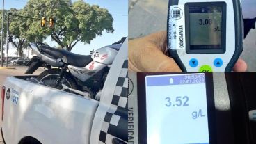 Los controles de alcoholemia estuvieron dando elevado entre miércoles y jueves.