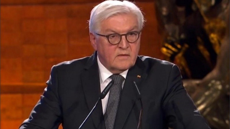 El presidente alemán pidió perdón por el Holocausto. 