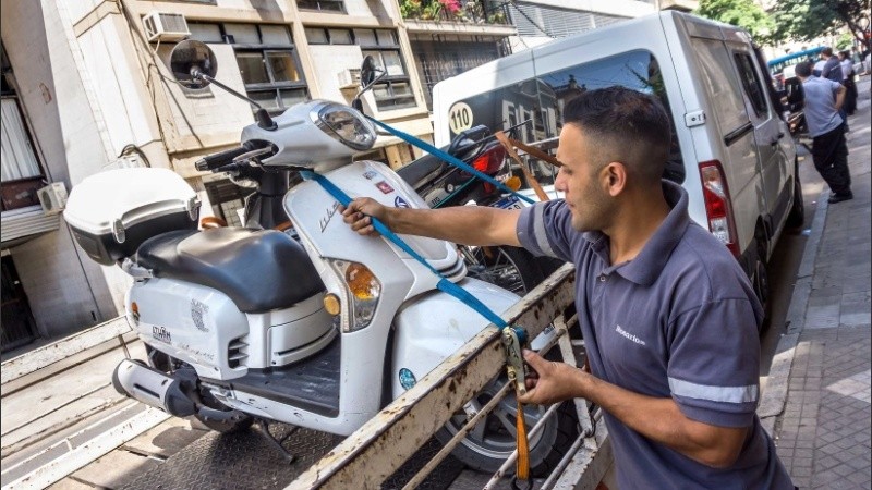 Unas 26 motos fueron llevadas al corralón en las últimas 24 horas. 