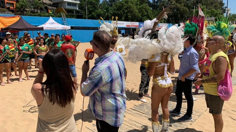 Anticipo de carnaval en La Florida. 