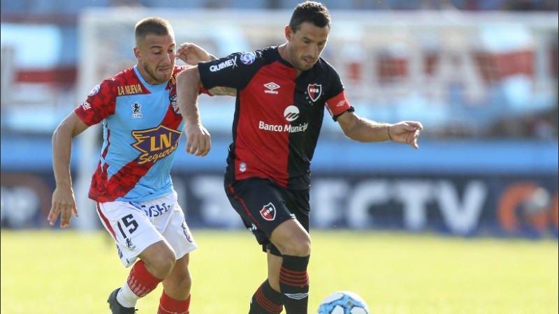 Maxi Rodríguez no lució, pero fue el que más peligro llevó al arco de Sappa.