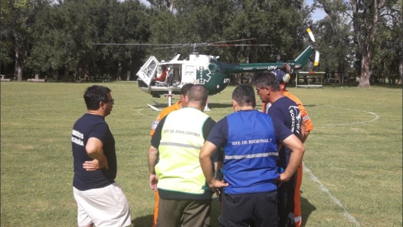 La búsqueda se retomó este domingo a la mañana.