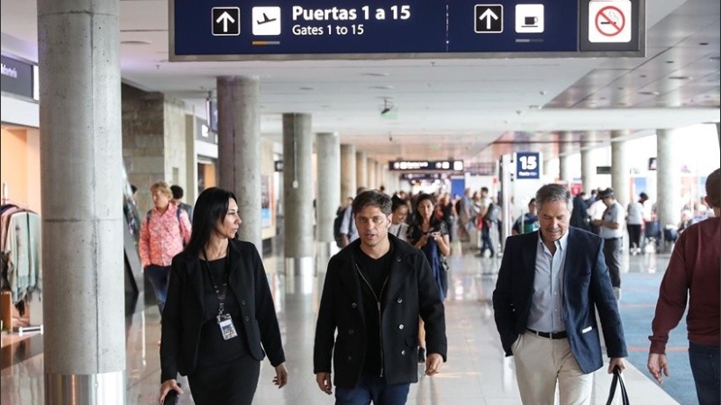 Solá hizo una evaluación de la gira presidencial.