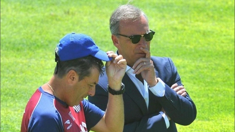 Fassi y Kudelka, en los tiempos de Talleres. Hoy están enfrentados.