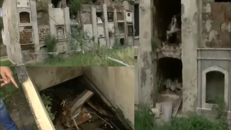 Algunas postales del cementerio La Piedad hoy. 