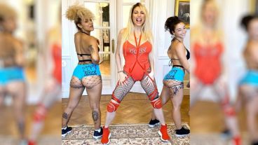 Vicky Xipolitakis en plena acción.