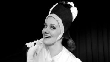 Andrea Fiorino en "Homenaje a Niní Marshall".