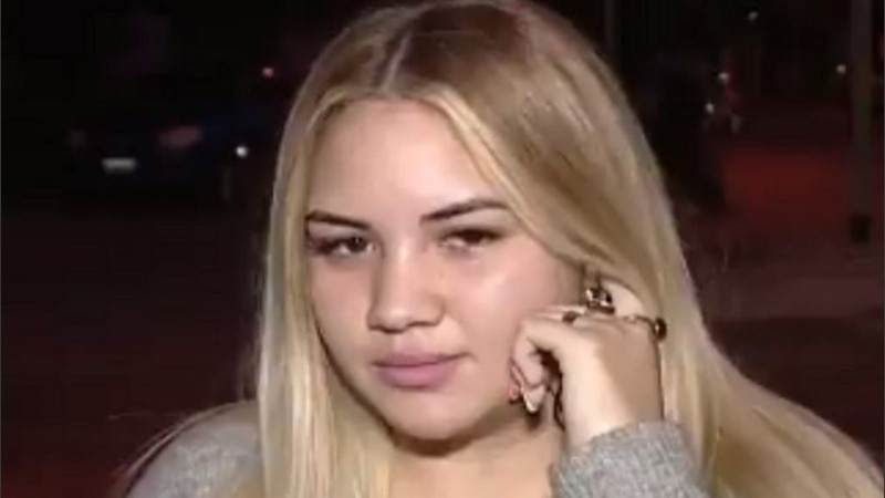 Karen, la novia de Lucas Pertossi.