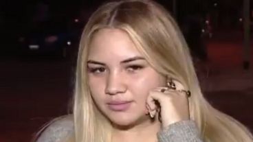 Karen, la novia de Lucas Pertossi.