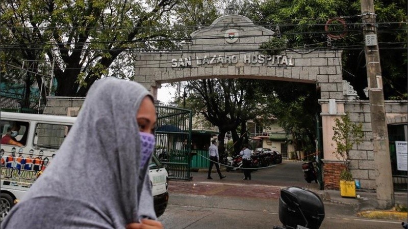 El paciente que falleció estaba internado en el hospital de Manila.