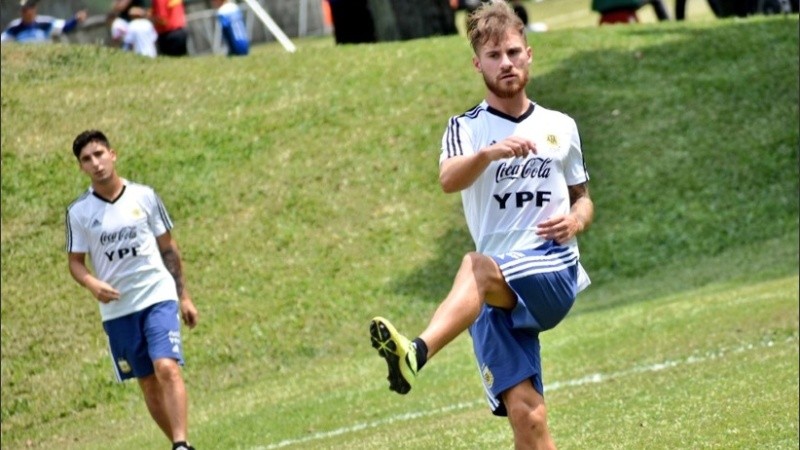 Mac Allister, una de las figuras del seleccionado sub 23.