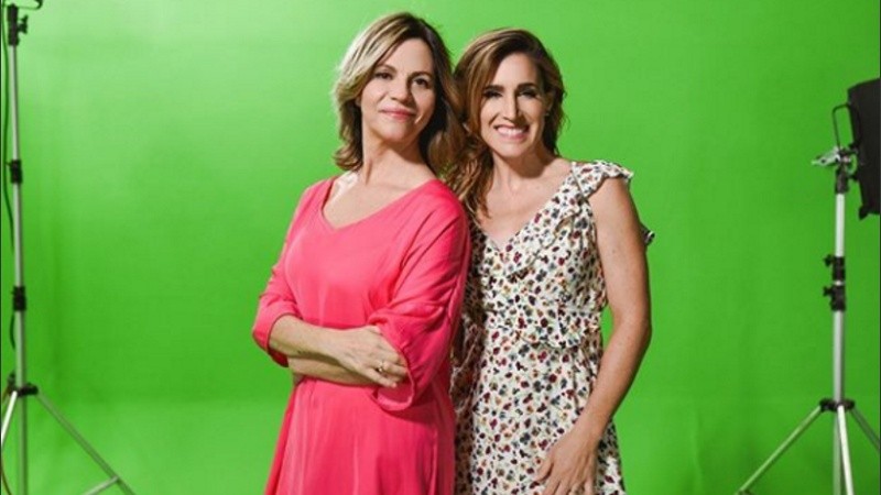 Marcela Morelo cumplió un tarea pendiente: grabó con su amiga, la Sole.