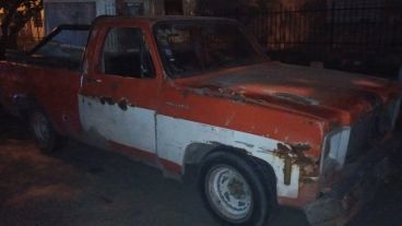 La chata secuestrada por la Policía.