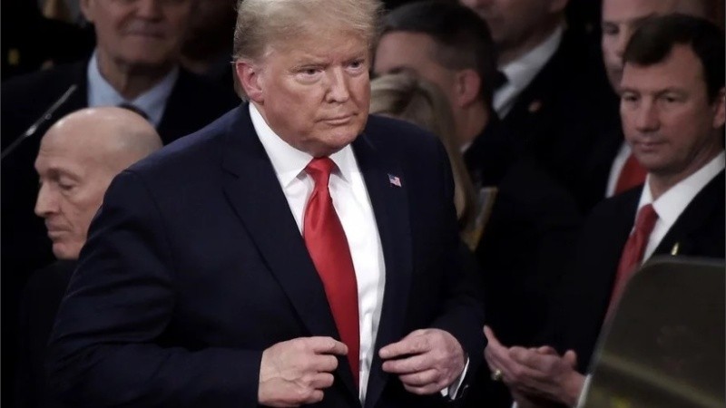 Donald Trump se mostraba confiado en el resultado del juicio político, antes de conocer su absolución.