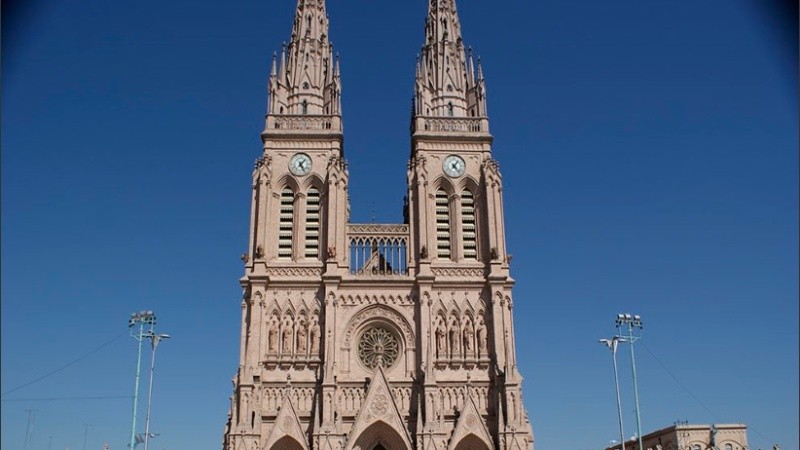 Basílica de San Luján, donde se realizará la misa contra el aborto. 