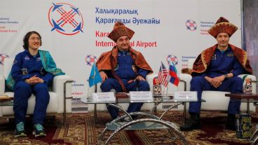 Koch regresó a Tierrra con el ruso Skvortsov y el italiano Parmitano.