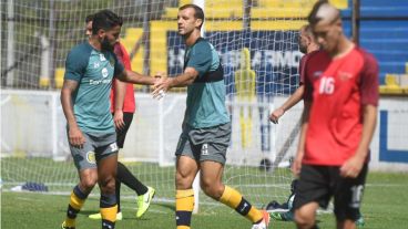 En forma. Así entrenó el Canalla.