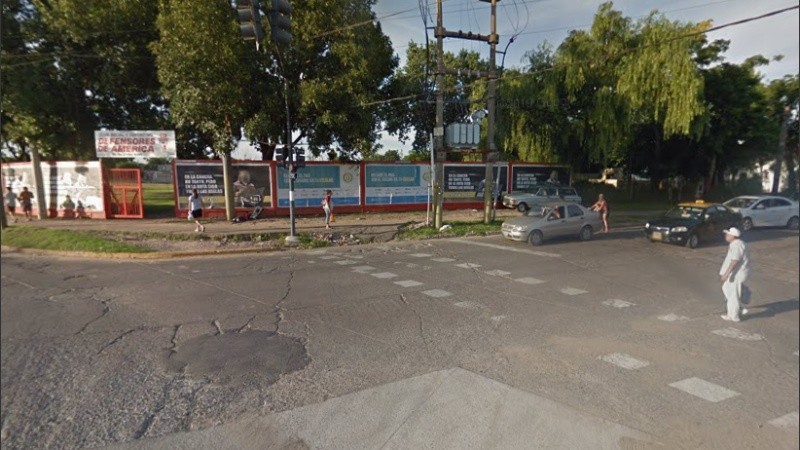 Washington y Casiano Casas, la zona de la balacera. 