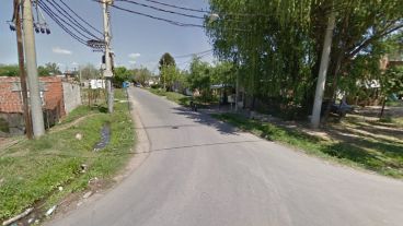 La esquina donde ocurrió el tiroteo.