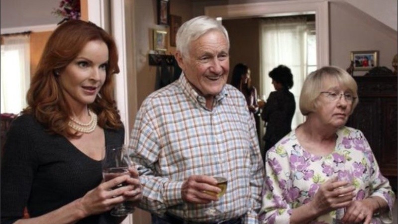 Orson Bean (centro), en una escena de la serie 