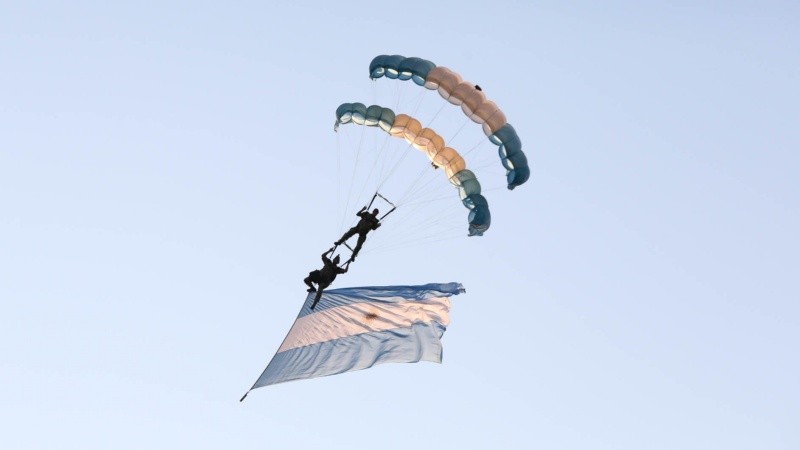 El acto por el 207º aniversario del Combate de San Lorenzo este sábado por la tarde.