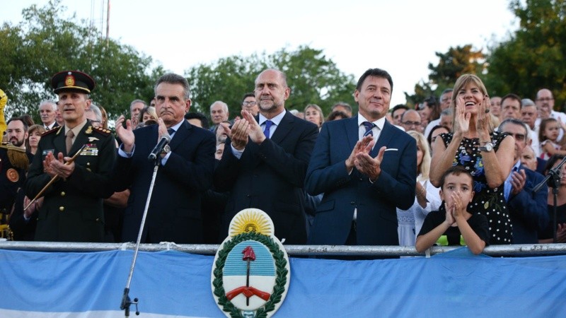 El acto por el 207º aniversario del Combate de San Lorenzo este sábado por la tarde.