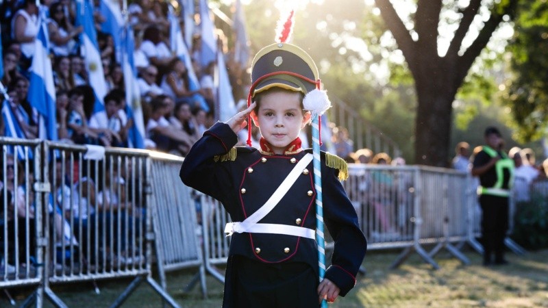 El acto por el 207º aniversario del Combate de San Lorenzo este sábado por la tarde.
