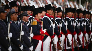 El acto por el 207º aniversario del Combate de San Lorenzo este sábado por la tarde.