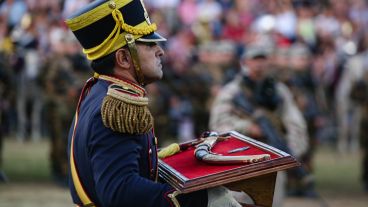 El acto por el 207º aniversario del Combate de San Lorenzo este sábado por la tarde.