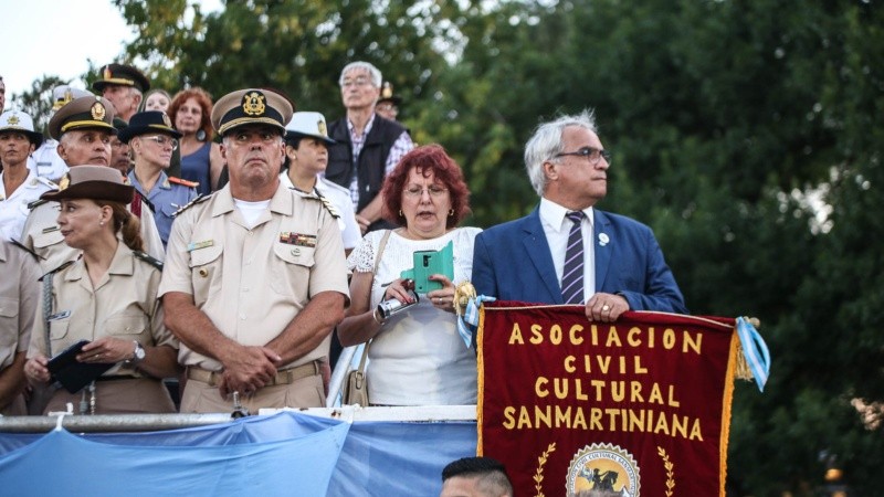 El acto por el 207º aniversario del Combate de San Lorenzo este sábado por la tarde.