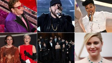Oscar 2020: Elton John Eminem, Janelle Monae, Maya Rudolf y Kristen Wiig, elenco de "Parásitos" y Greta Gerwig.